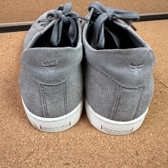 Trask Men's Suede Light Grey Leather Sneakers Size 9.5 - Picture 4 of 8